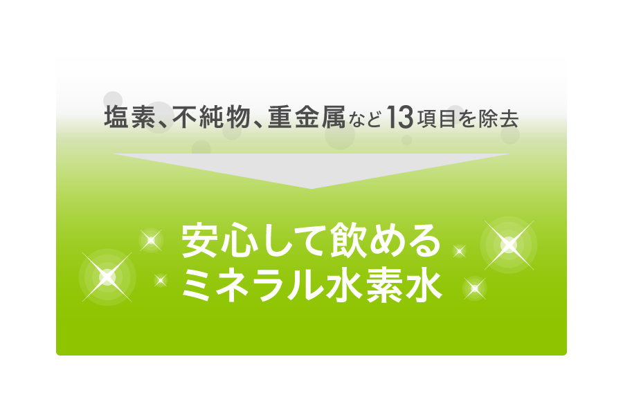 赤ちゃんからお年寄りまで安心して飲める水素水をご自宅で